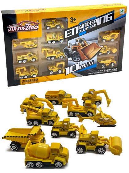 Engineering Alloy Car, 10 Pieces