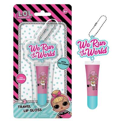 L.O.L. Surprise - Lip Gloss With Key Chain Travel 5113 - Pink
