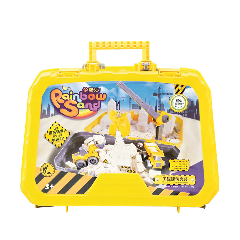 Kinetic Play Sand - Engineering Construction Plus Playset