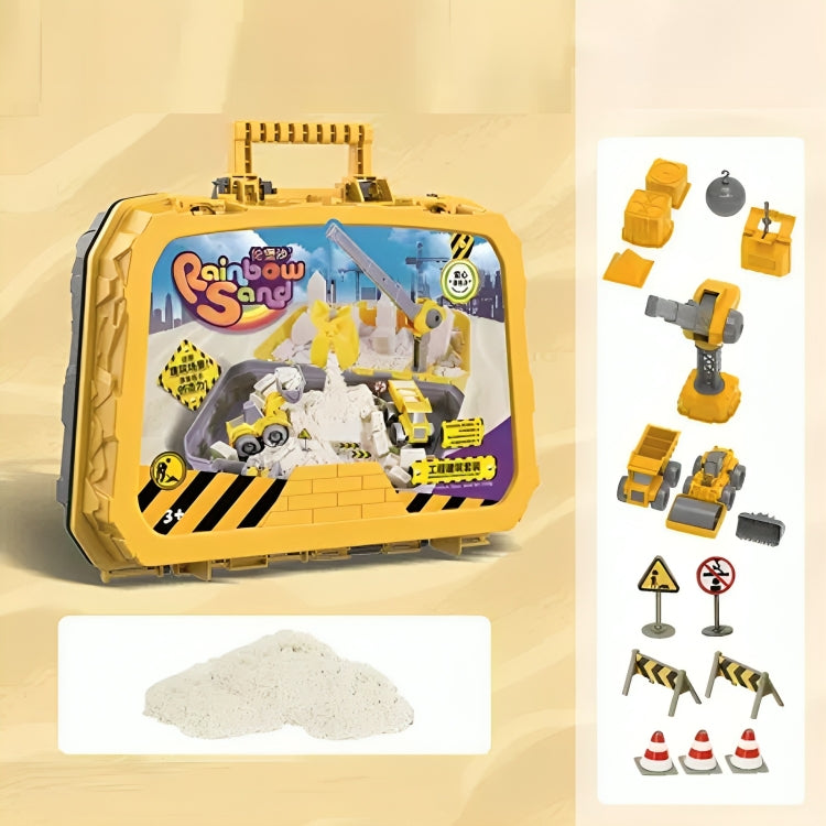 Kinetic Play Sand - Engineering Construction Plus Playset