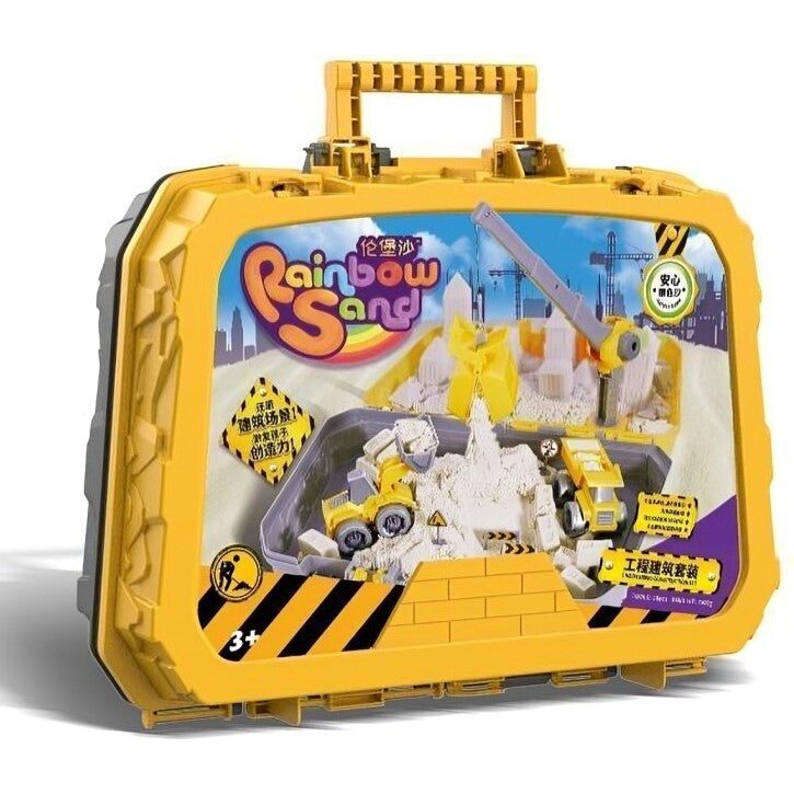 Kinetic Play Sand - Engineering Construction Plus Playset