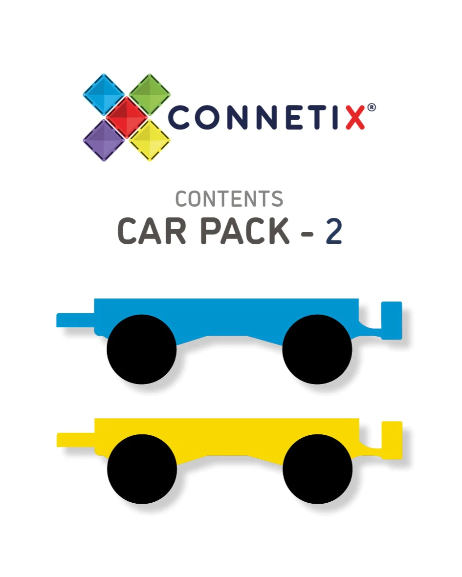 Connetix - Rainbow Car Pack, 2 Pieces