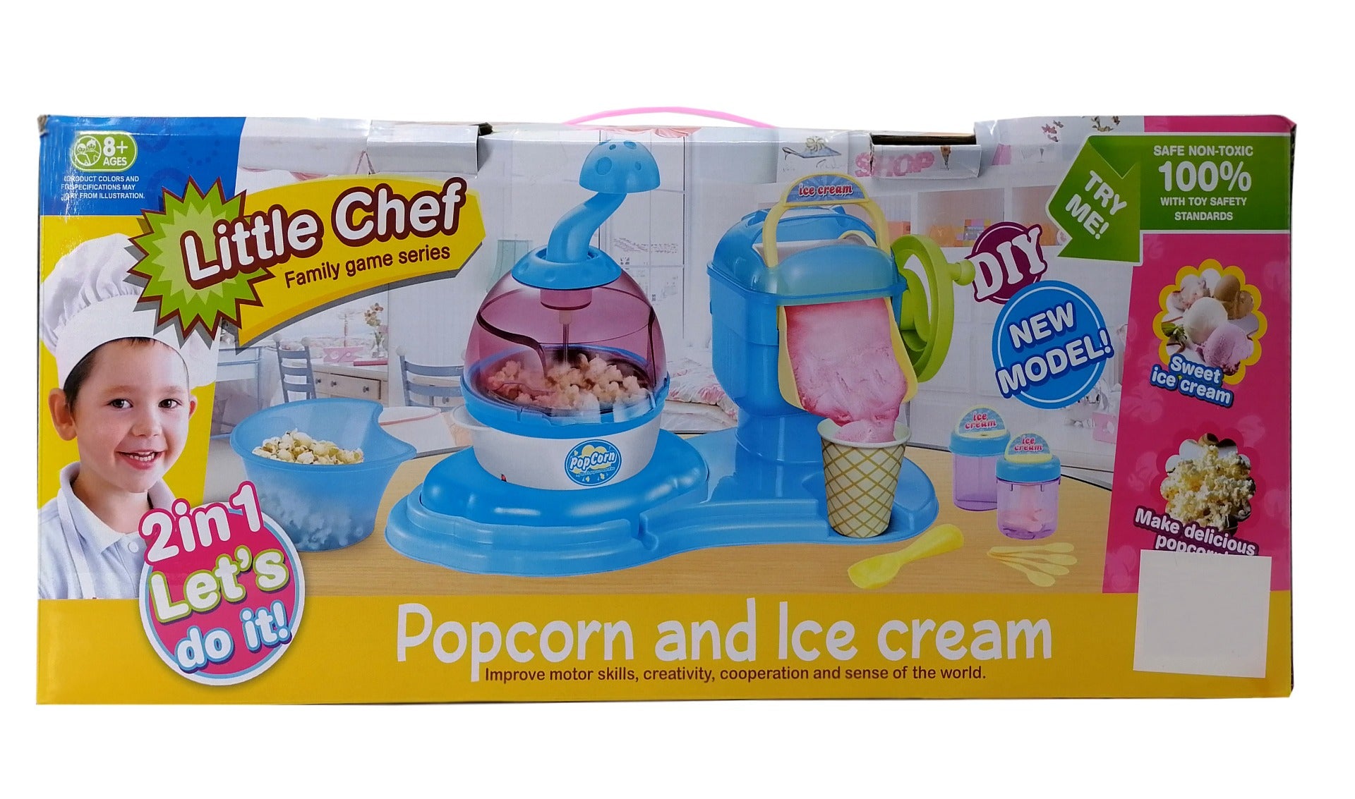 Diy 2 In 1 Popcorn And Chocolate Machine