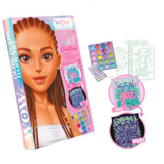 GLOW IN THE DARK ACTIVITY PAD WOW GENERATION