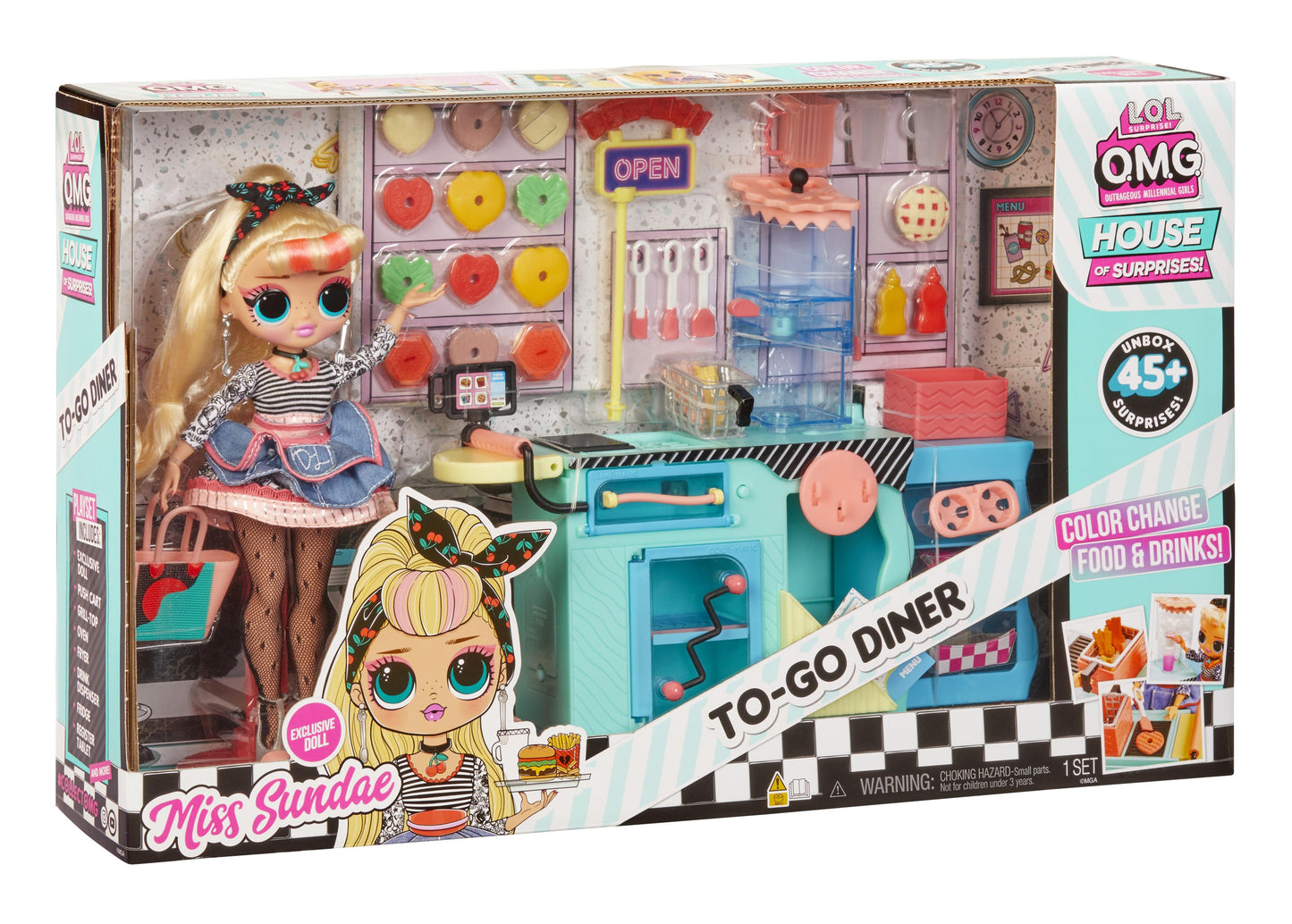 To Go Diner Playset - 45 Surprises