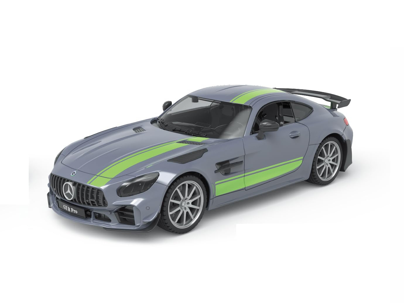 سيارة مرسيدس AMG RC بمقياس 1:16 – إثارة القيادة الحقيقية – رمادي وأخضر