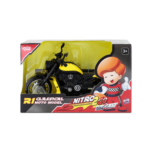 Nitro2Go Die-cast R1 Classical Moto Model asstd B