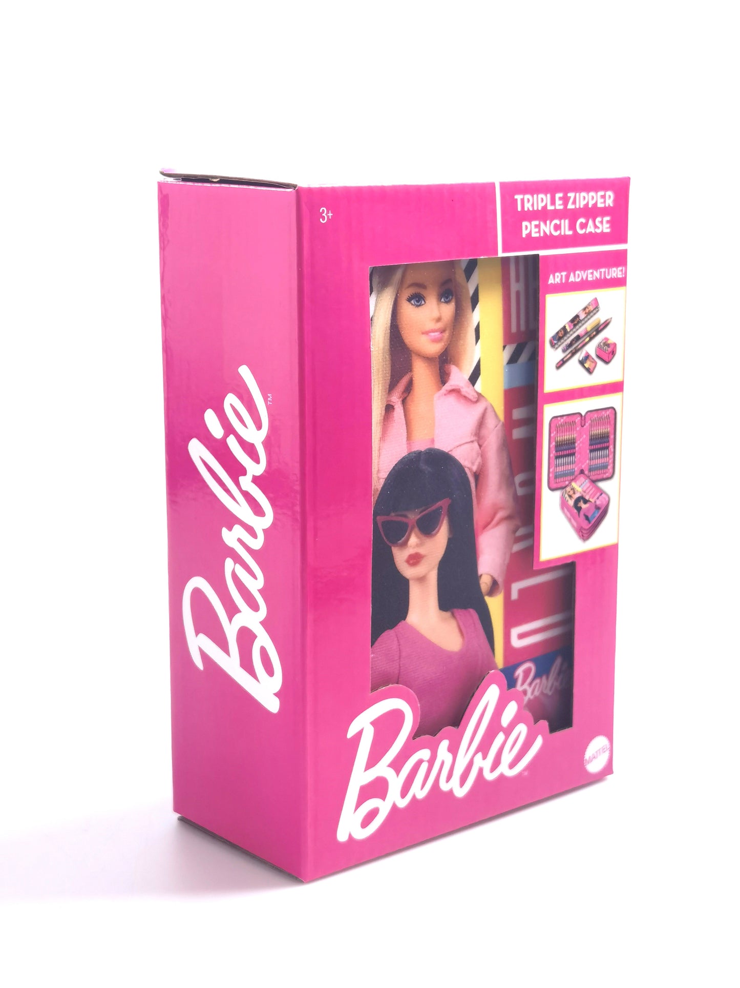 Barbie 3 Zippers Pencil Case