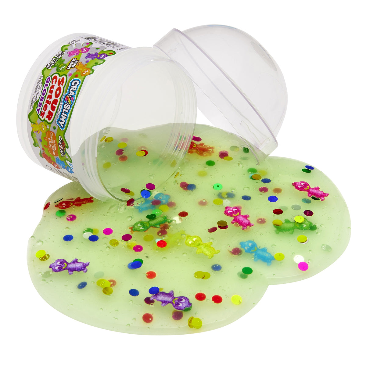 CraZSlimy Dome Topper Jars Sour Cuties