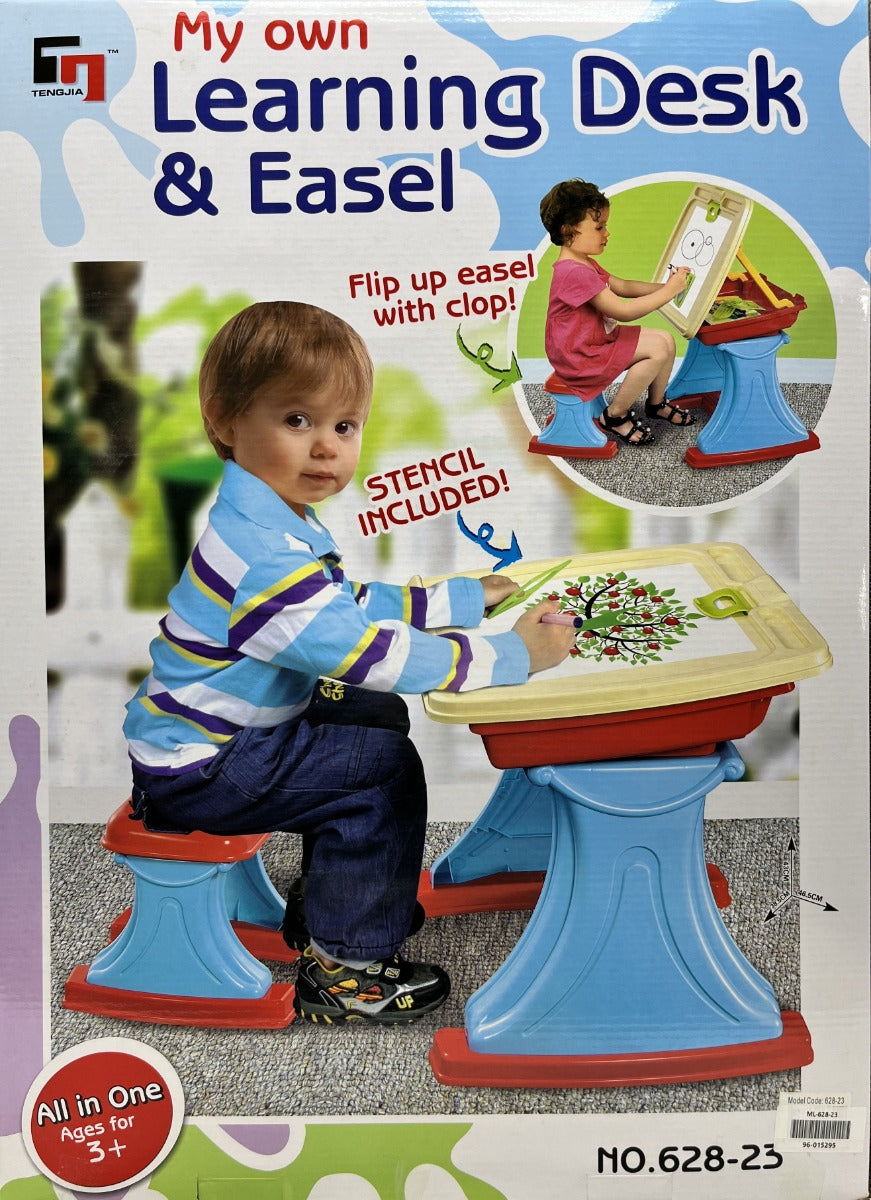 Learning Desk - Blue & Red