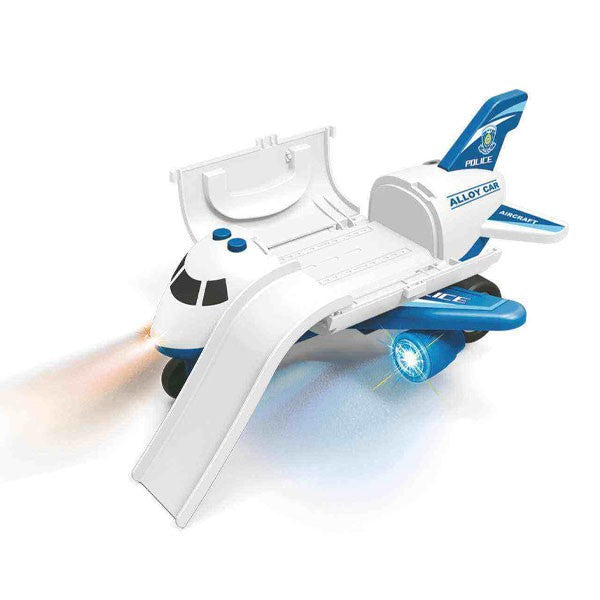 Aircraft-Storage Single Police Truck Blue
