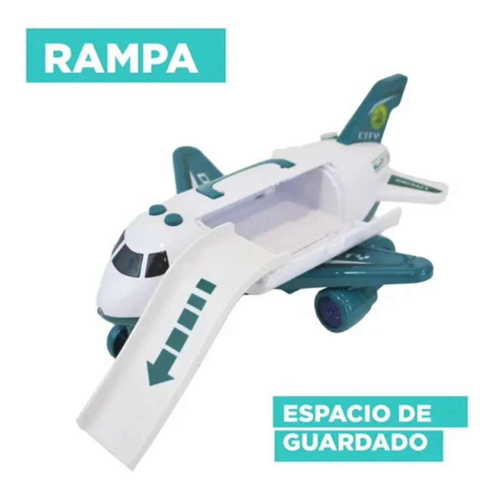 Aircraft-Storage Single Sanitation Truck Green