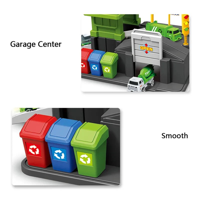 Waste Station Parking Lot Set