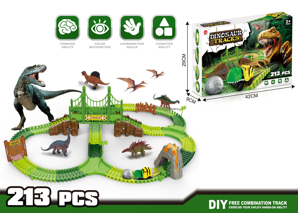 Dinosour Race Tracks 213 Pieces