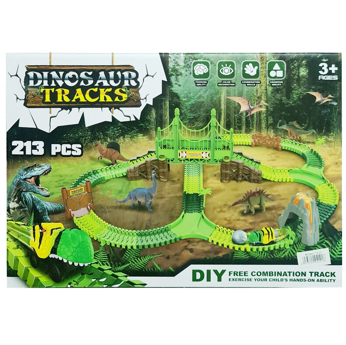 Dinosour Race Tracks 213 Pieces
