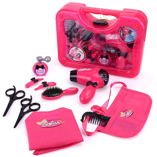 Sitong - Electric Blow Tube Plastic Hair Accessories - Pink