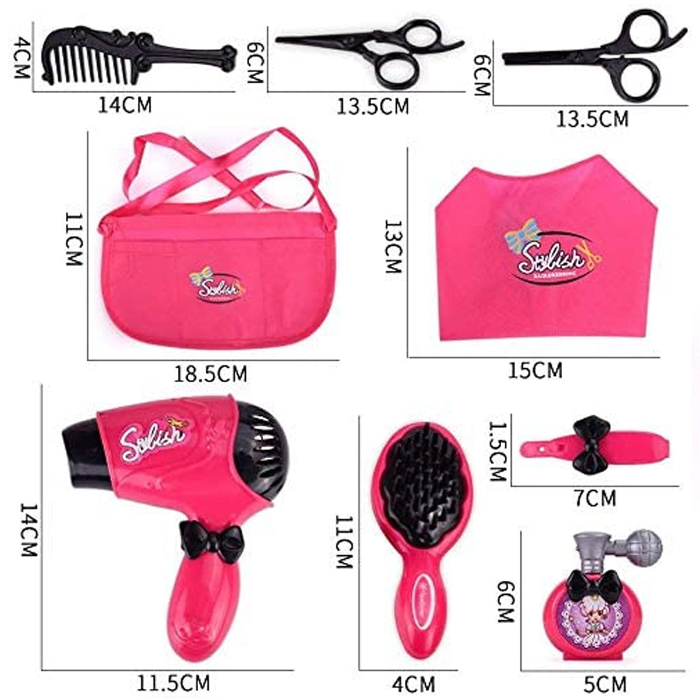 Sitong - Electric Blow Tube Plastic Hair Accessories - Pink