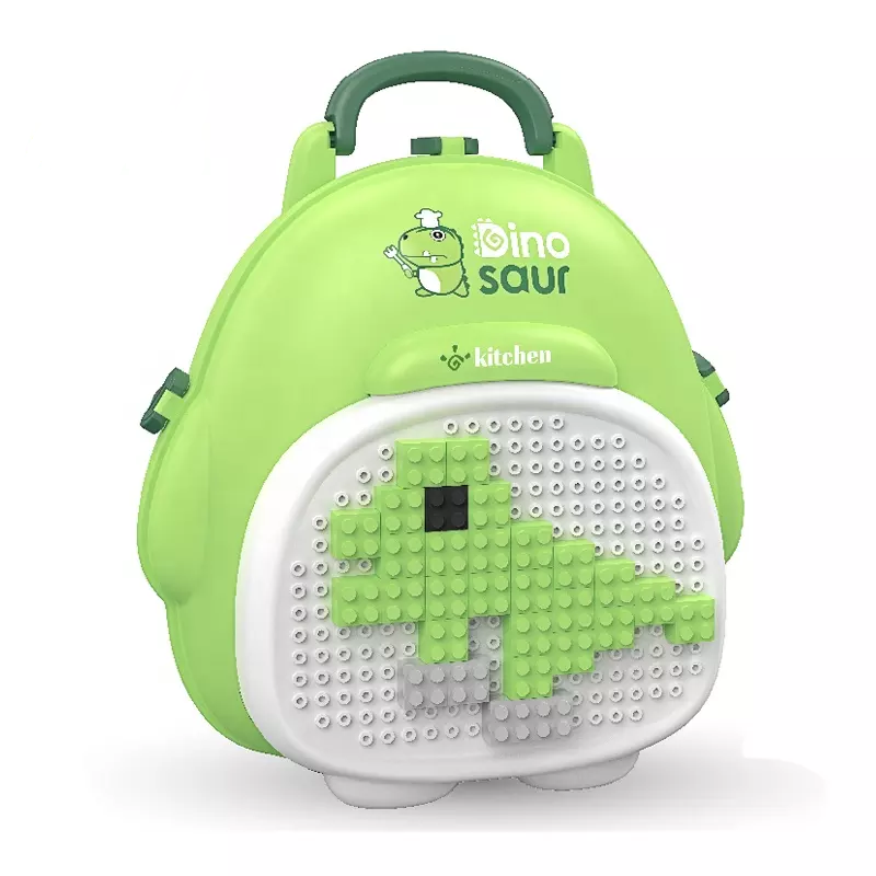 Dinosaur Backpack Kitchen 3 In 1- 36 Pieces