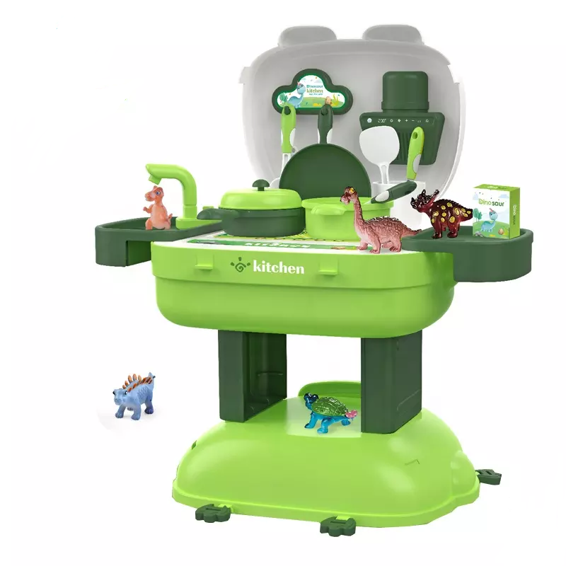 Dinosaur Backpack Kitchen 3 In 1- 36 Pieces