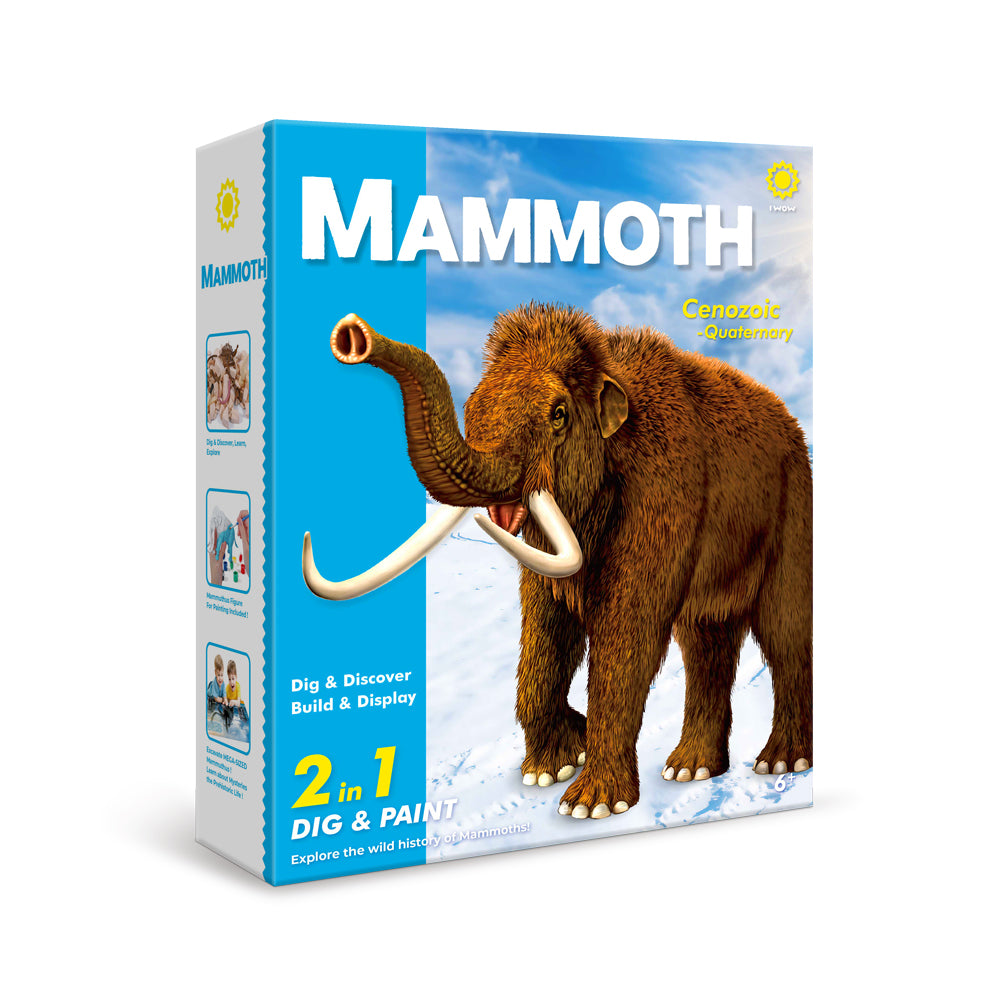 Mammoths 2 In 1 Dig And Paint