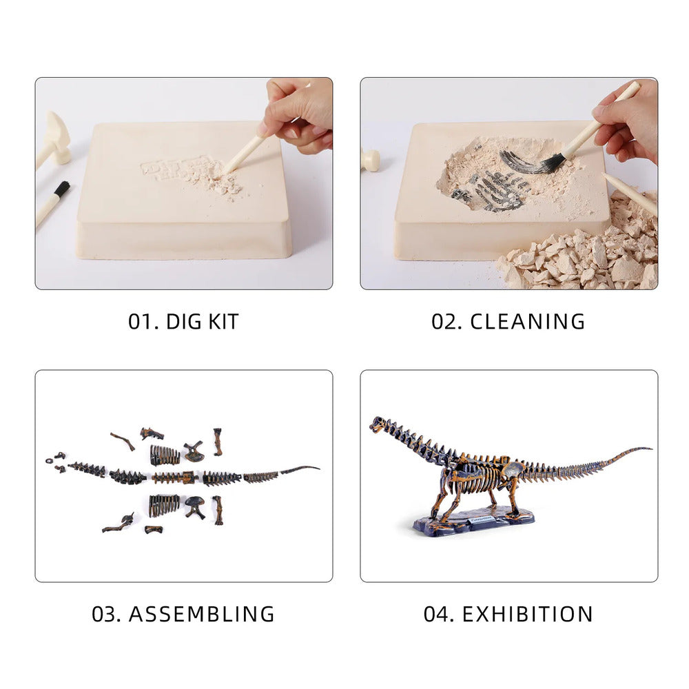 Dinosaur Titanosaurus 2 In 1 Dig And Paint