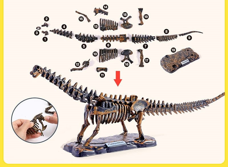 Dinosaur Titanosaurus 2 In 1 Dig And Paint