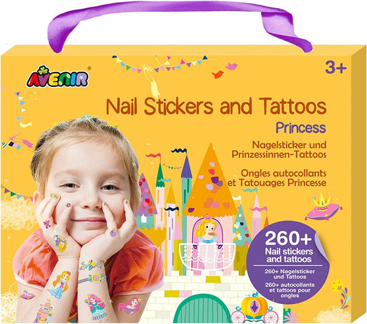 Avenir - Nail Stickers and Tattoos Princess Series