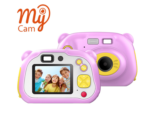 Kids camera 12MP - HD 1920*1080P - Pink