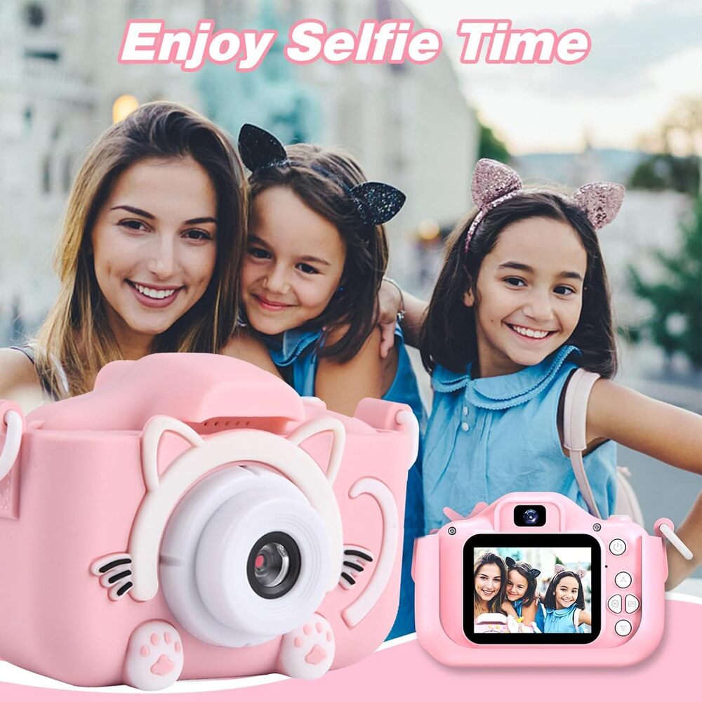 Kids Camera 15Mp - Hd 1920*1080P - Pink