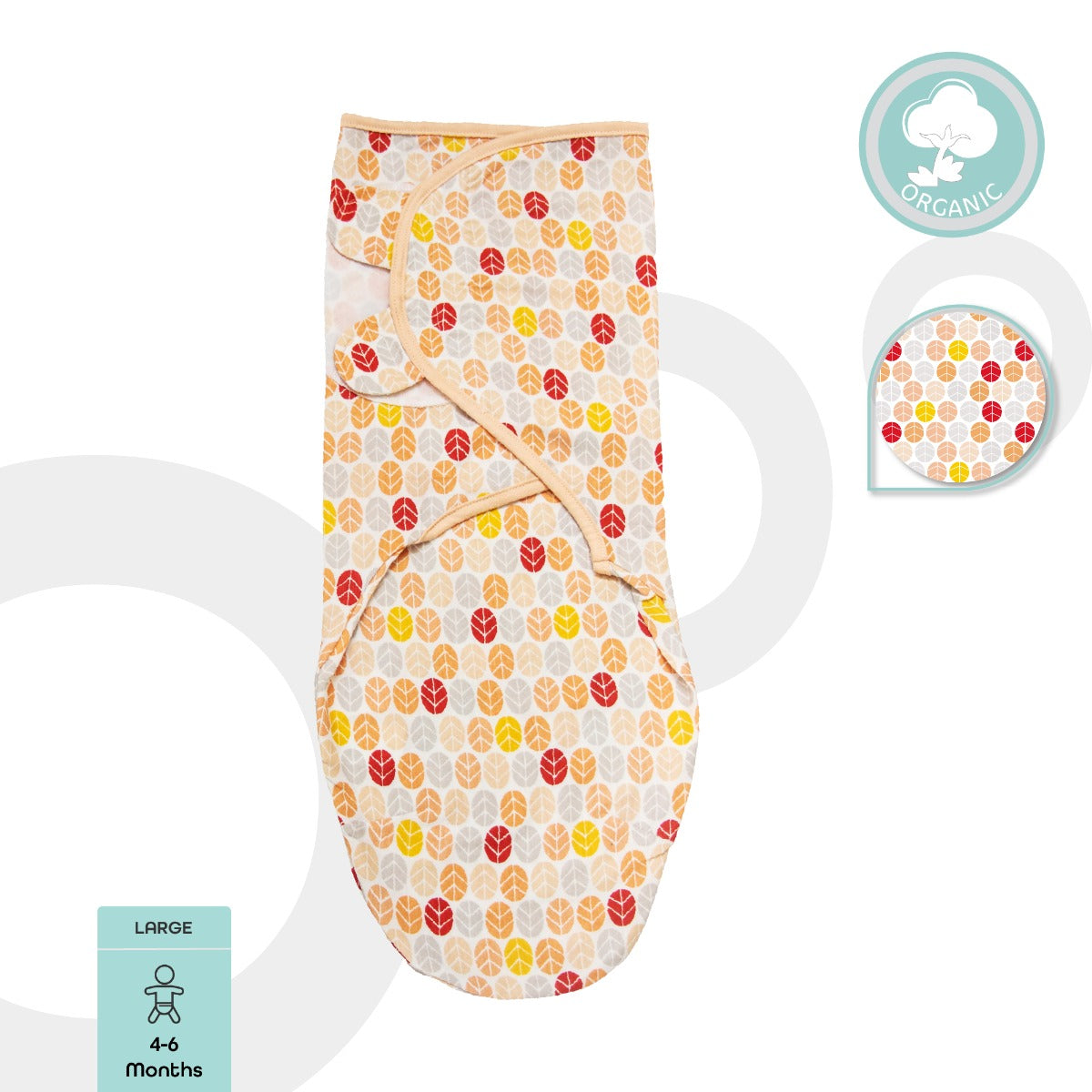 Organic Moon Swaddler-Pink