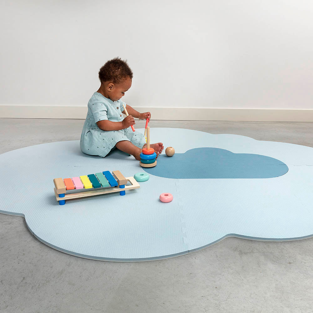 Quut Playmat Cloud Large Dusty Blue
