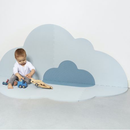 Quut Playmat Cloud Large Dusty Blue
