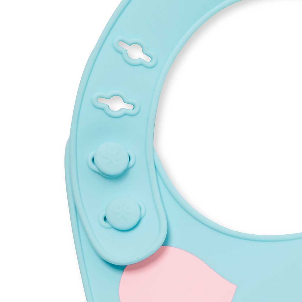 Skip Hop Zoo Fold & Go Silicone Bib Unicorn