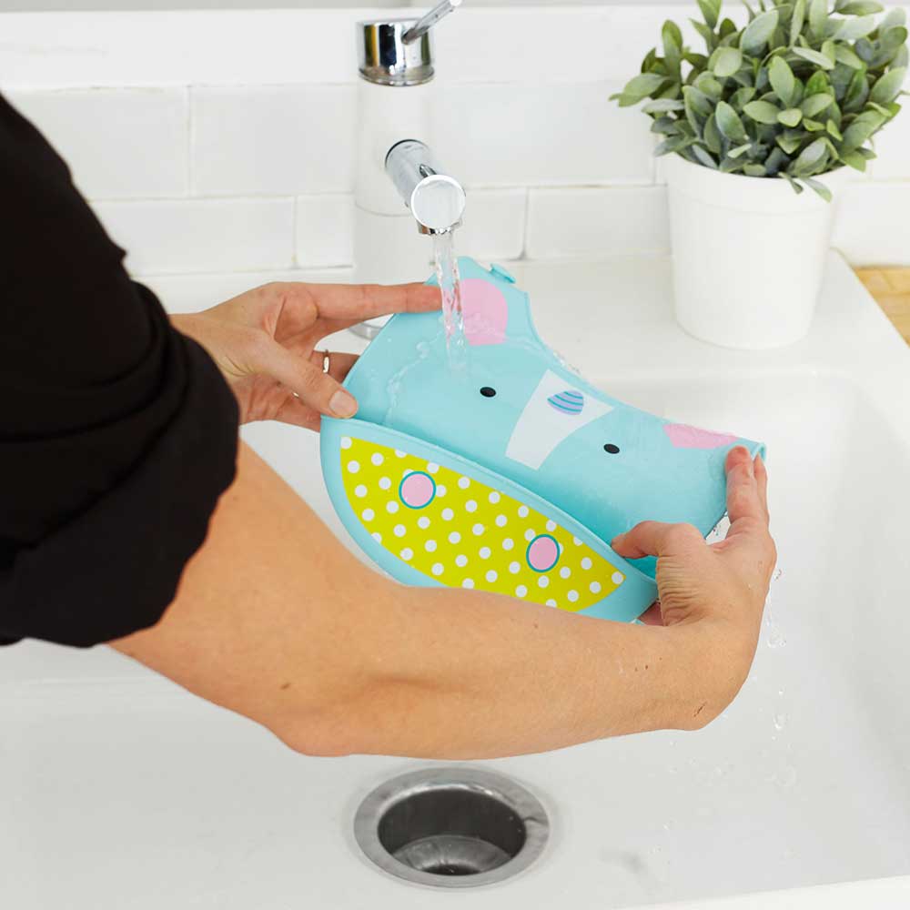 Skip Hop Zoo Fold & Go Silicone Bib Unicorn