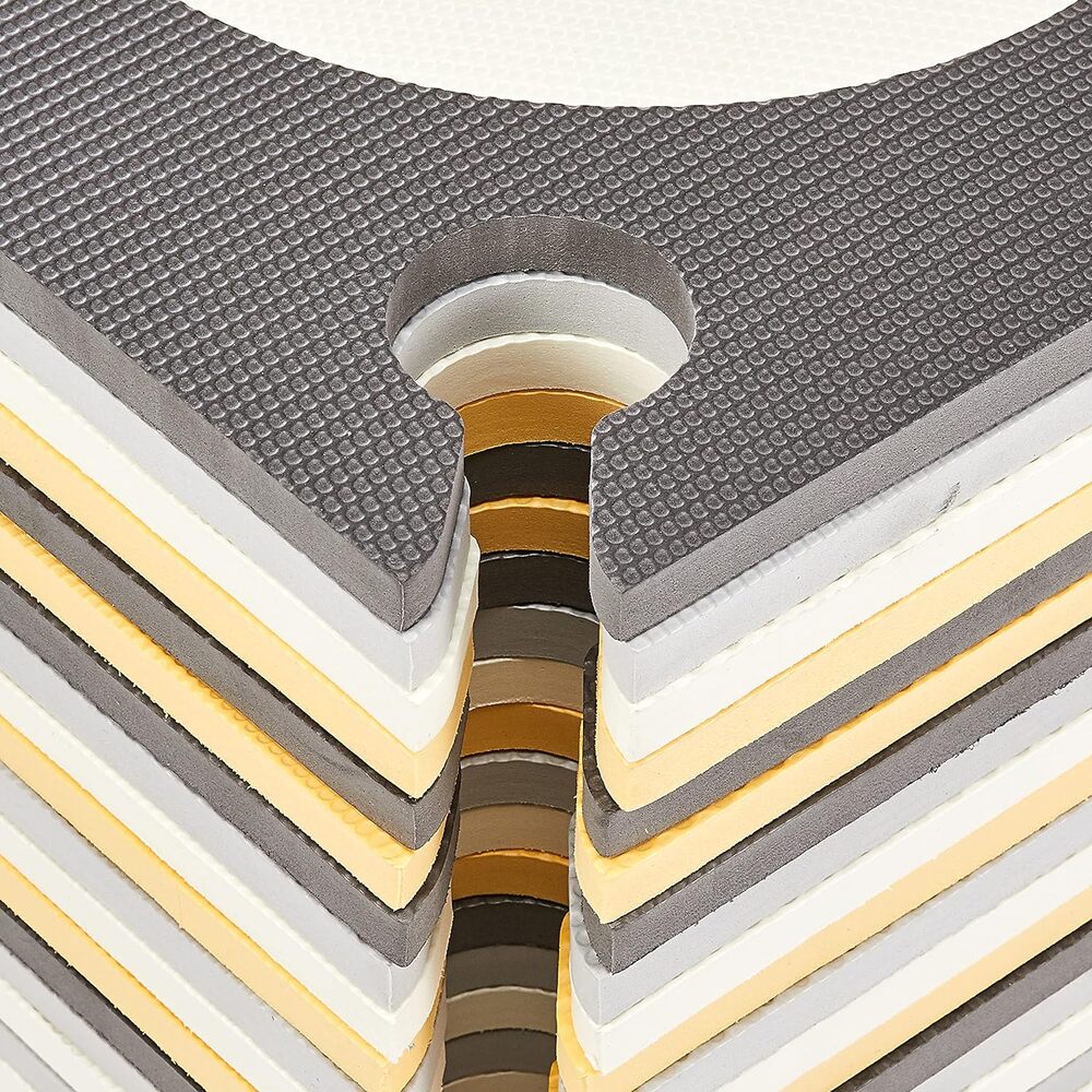 Playspot Floor Tiles Gold & Grey