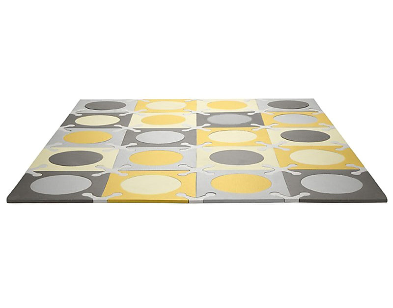 Playspot Floor Tiles Gold & Grey