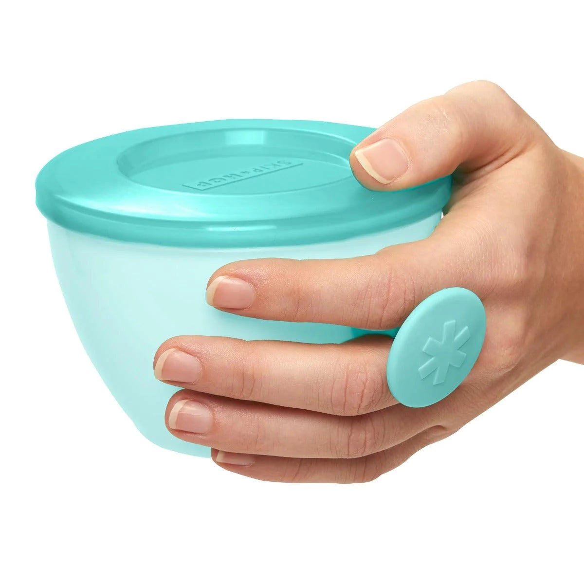 Skip Hop Easy Grab Bowls Grey-Soft Teal