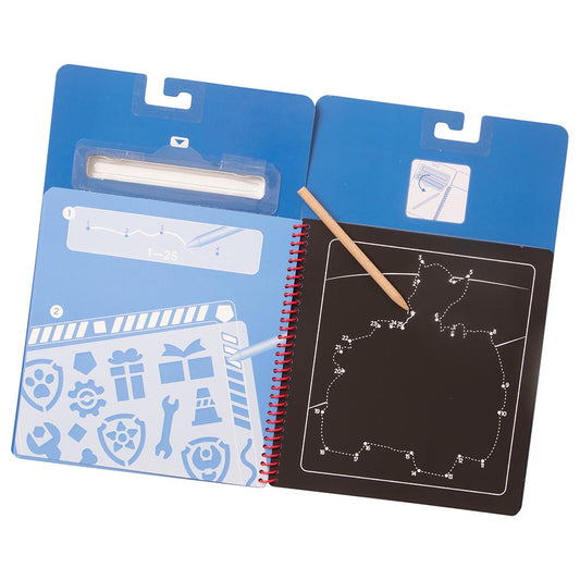 Melissa & Doug - Paw Patrol Scratch Art Pad, Chase