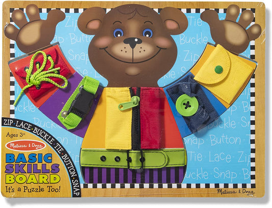 Melissa And Doug - Basic Skills Board- 6 Pieces