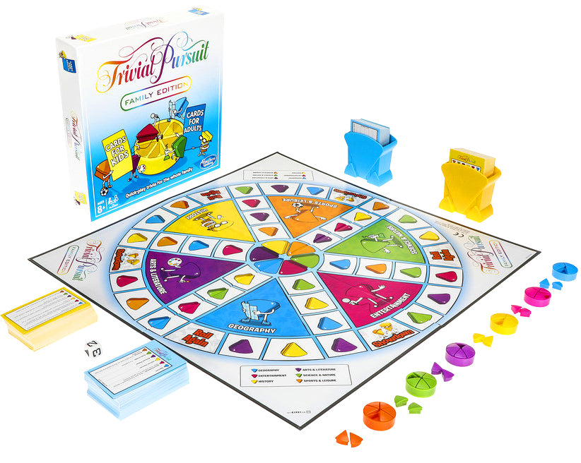 Hasbro Gaming Trivial Pursuit Family Edition- Quick Play