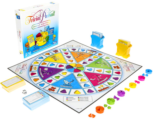 Hasbro Gaming Trivial Pursuit Family Edition- Quick Play