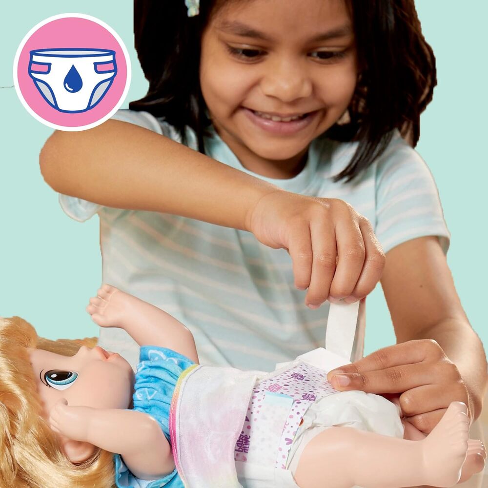 Baby Alive - Fruity Sips Doll Apple- Blonde Hair