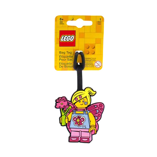 Lego Butterfly Girl Bag Tag