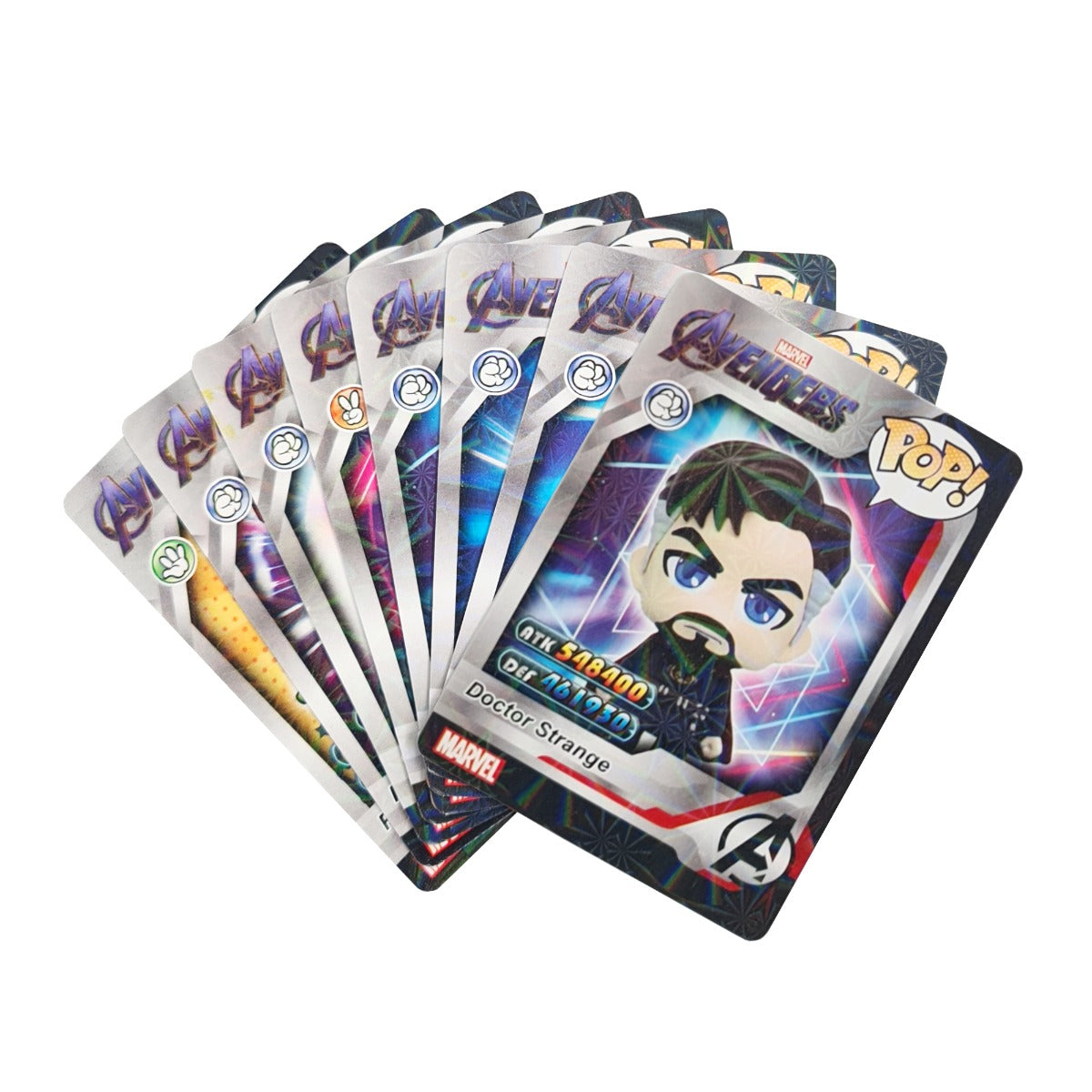 Avengers Endgame Trading Cards Doctor Strange- 8 Pieces