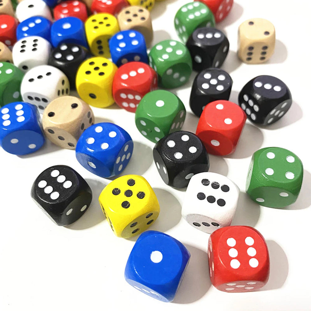 Kids Giveaway Gifts - 5 Color Game Dice - 50Pcs