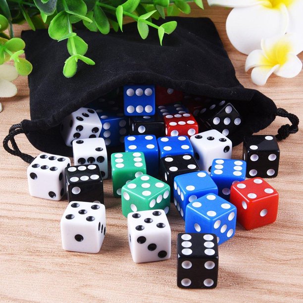 Kids Giveaway Gifts - 5 Color Game Dice - 50Pcs