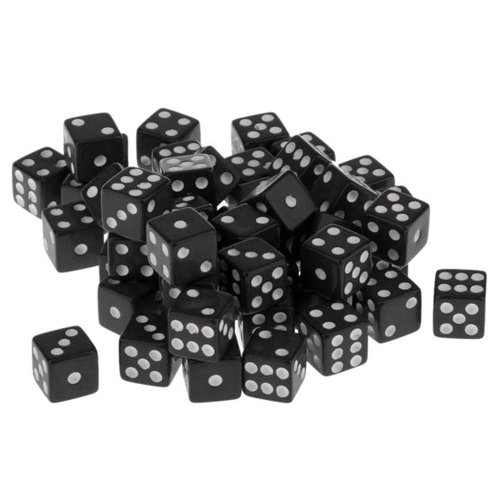 Kids Giveaway Gifts - Game Dice 100Pcs -Black