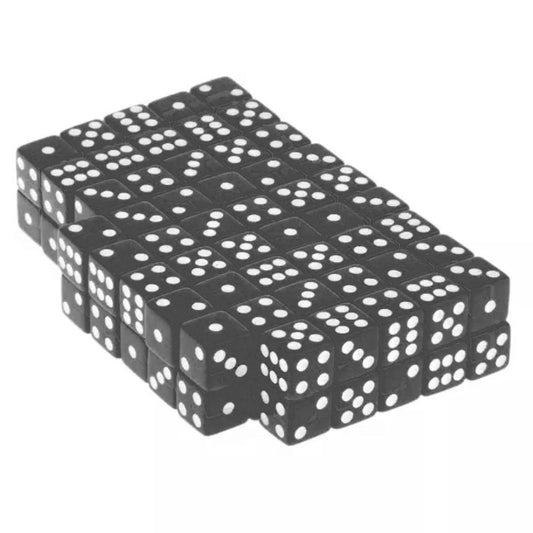 Kids Giveaway Gifts - Game Dice 100Pcs -Black