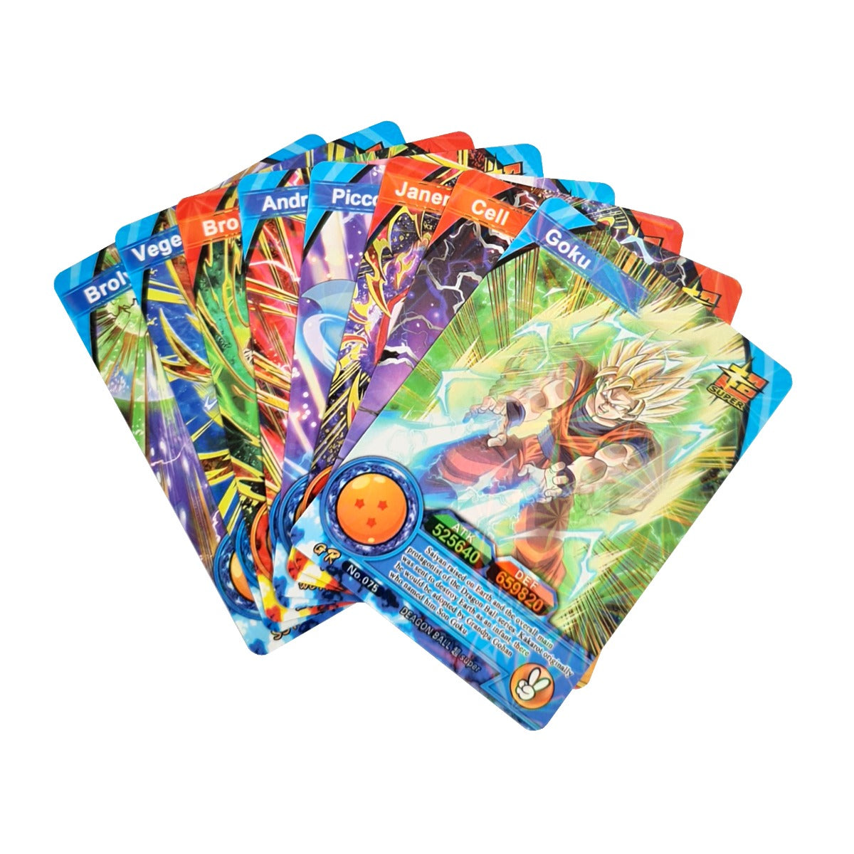 Dragon Ball Universe Mission Trading Cards, 8 Pieces