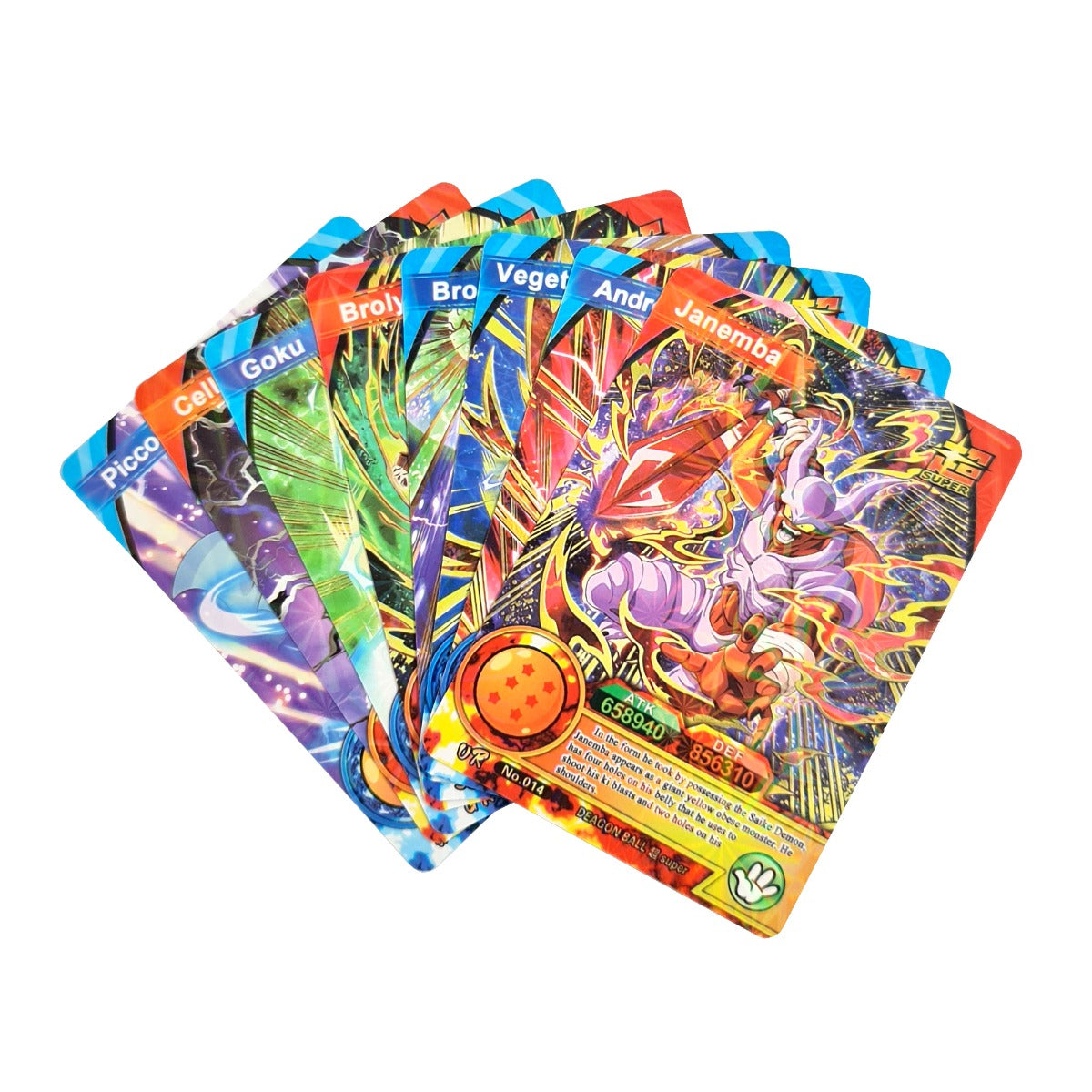 Dragon Ball Universe Mission Trading Cards, 8 Pieces